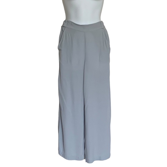 Aritzia Wilfred Faun Cropped Wide Leg Pant Sz S - Picture 2 of 10